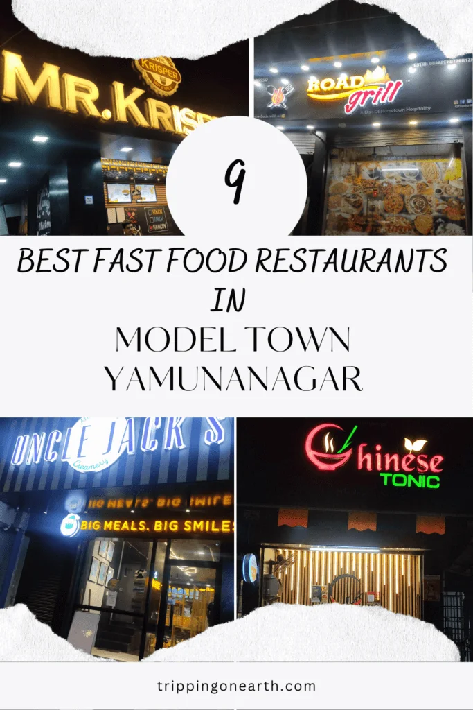 fast food restaurants in model town Yamunanagar