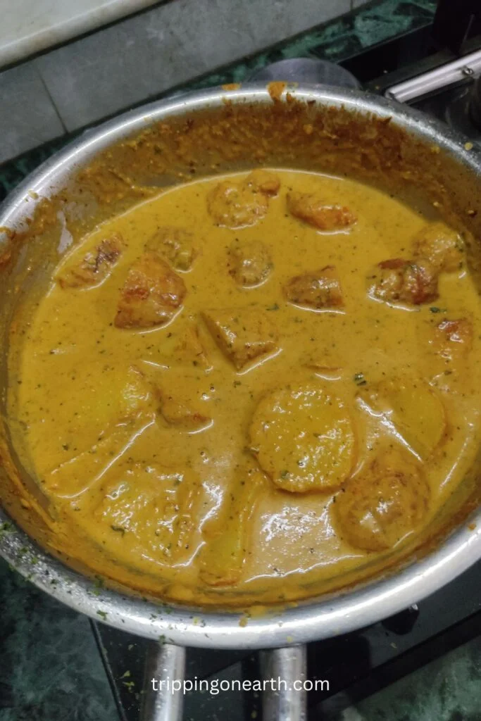 winter Indian recipes: Dum Aloo