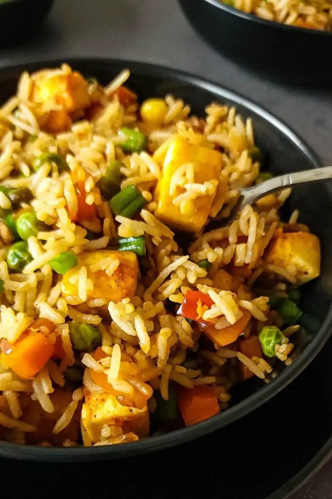 paneer fried rice - paneer recipes for weight loss