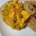 matar paneer without onion and garlic