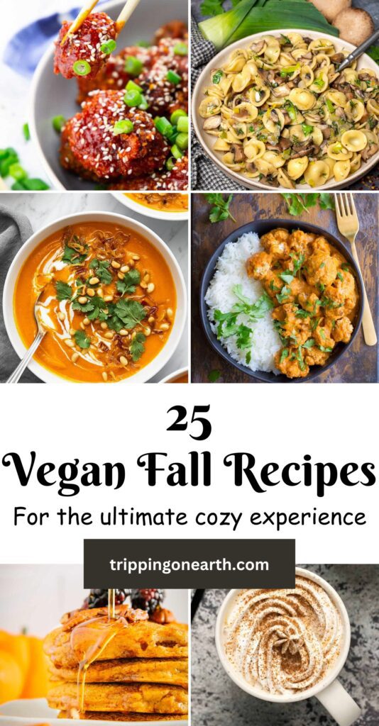vegan fall recipes pin 1