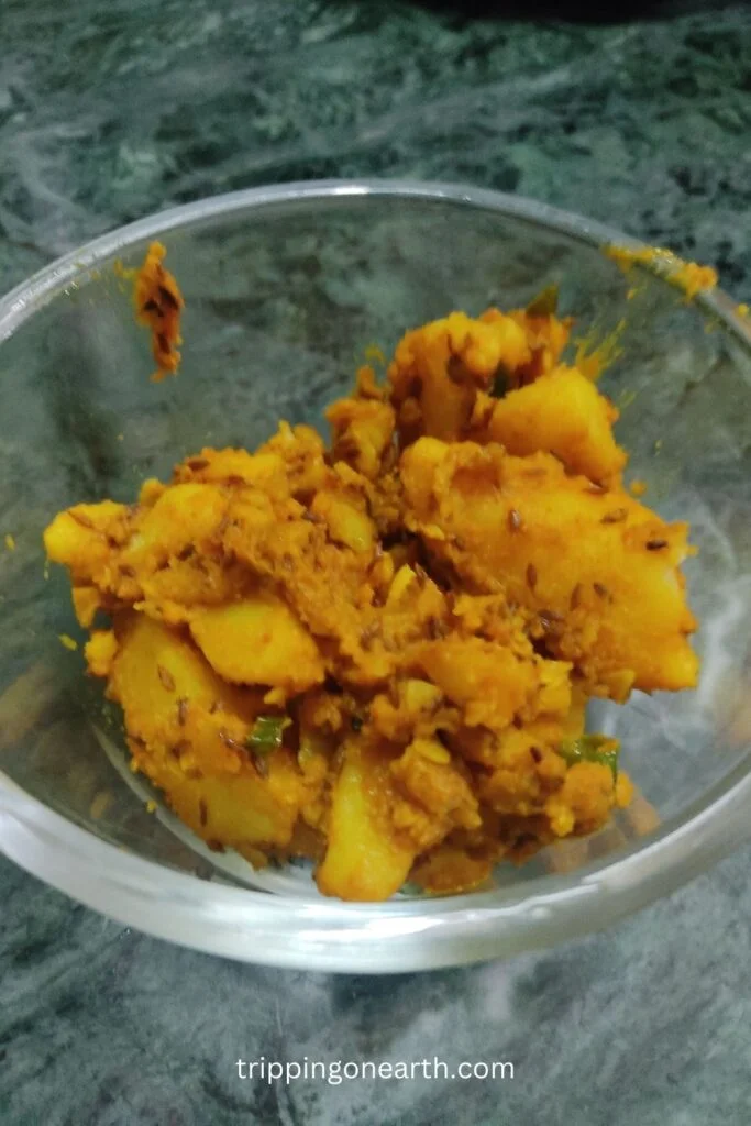 quick last minute dinner: Jeera Aloo