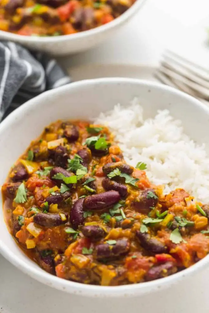last minute meals: Kidney Bean Curry