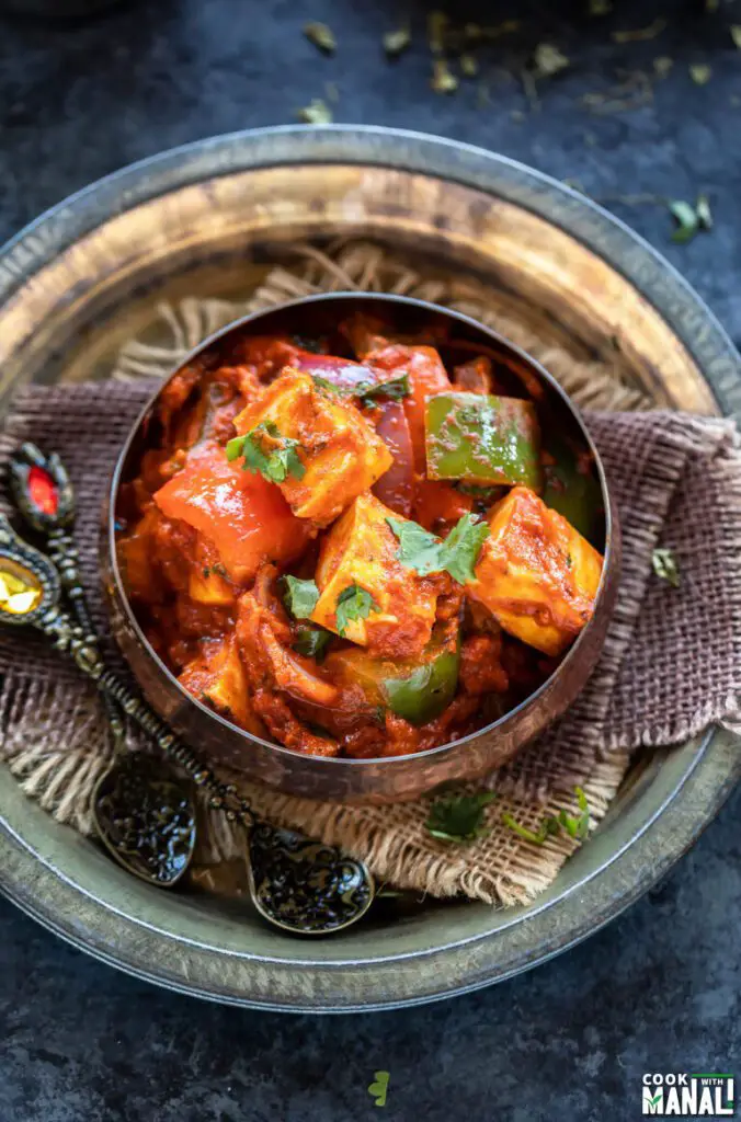 indian vegetarian dinner recipes: Chili Paneer