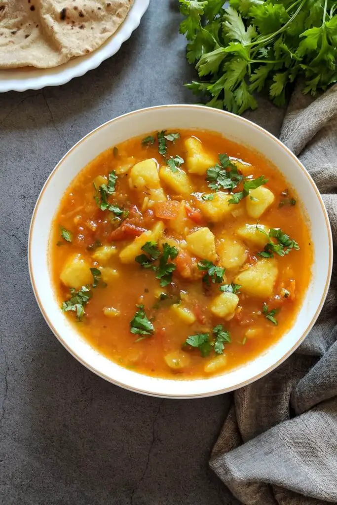 quick indian dinner recipes: Indian Potato Curry