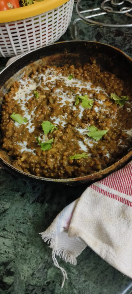 kali masoor dal recipe