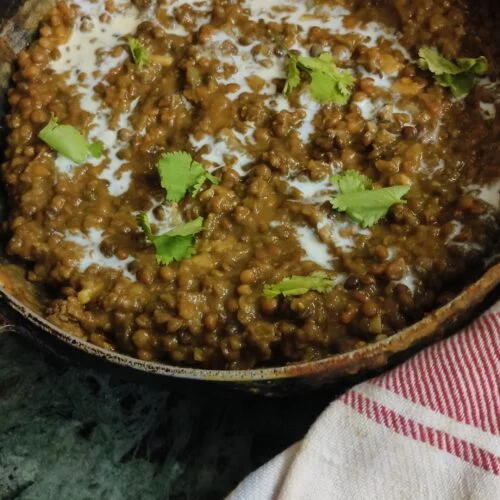 kali masoor dal recipe