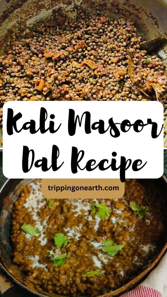 kali masoor dal recipe pin 1