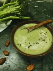 broccoli almond soup
