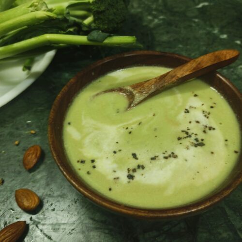 broccoli almond soup
