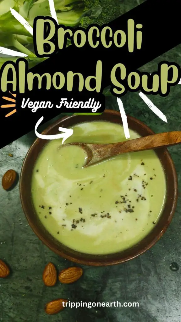 Broccoli almond soup pin 2