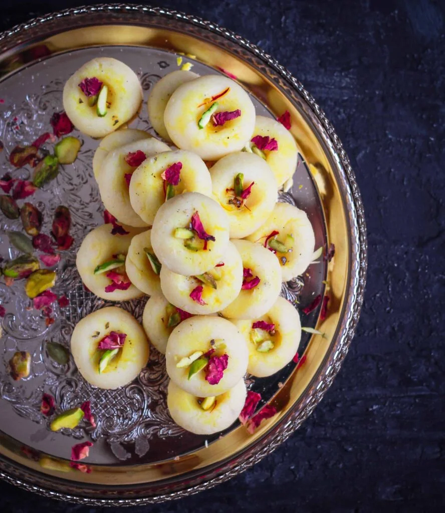 winter dishes in India: Coconut Cardamom Peda