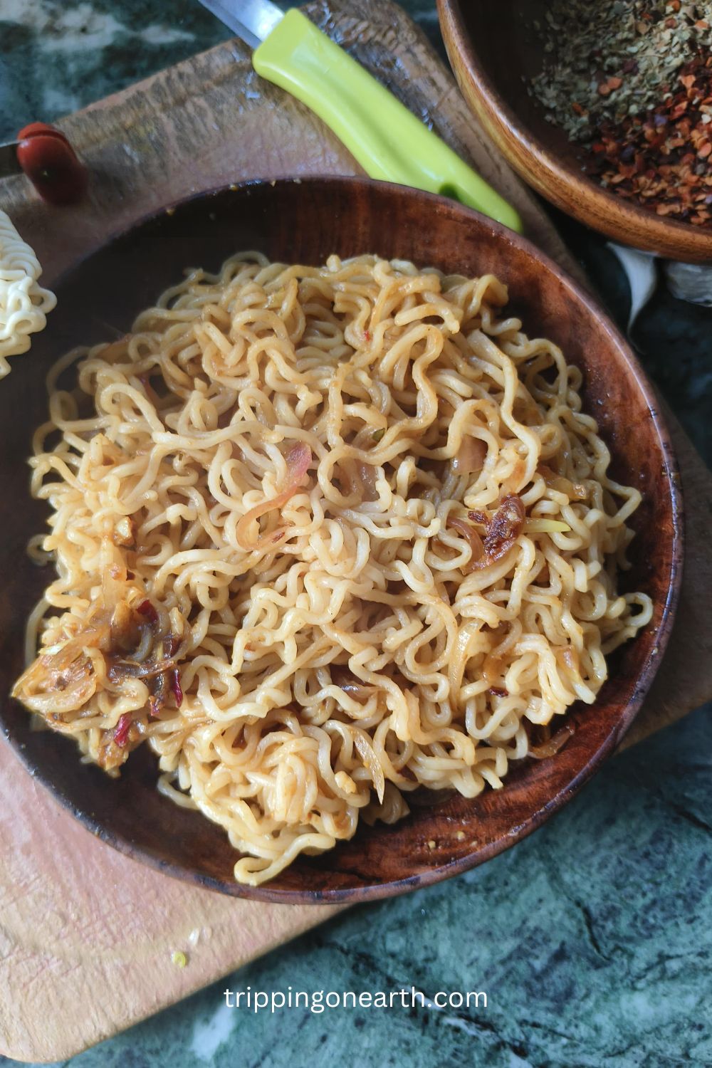 Fried Maggi ( An Indulgent Delight ) - Tripping On Earth