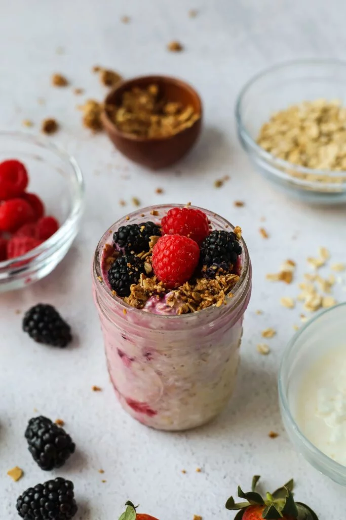 Cottage Cheese Overnight Oats