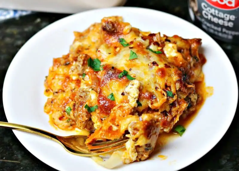 Keto Cottage Cheese Recipe: Keto Lasagna Recipe with Cottage Cheese
