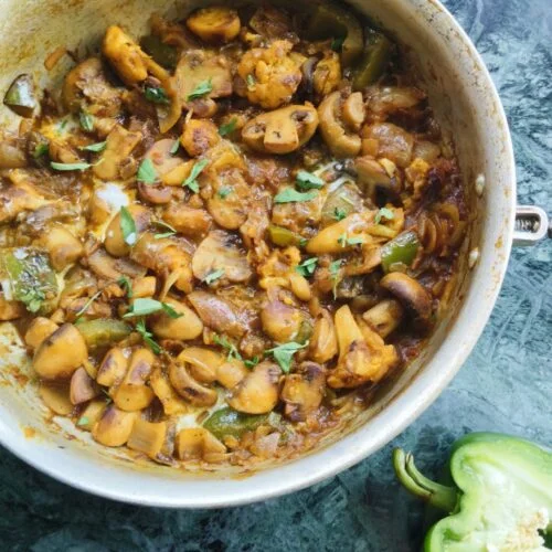 cauliflower and mushroom recipe