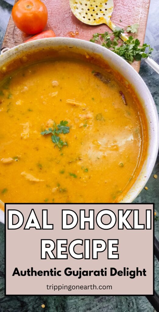 dal dhokli recipe pin