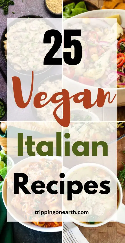 Vegan Italian Recipes pin 3