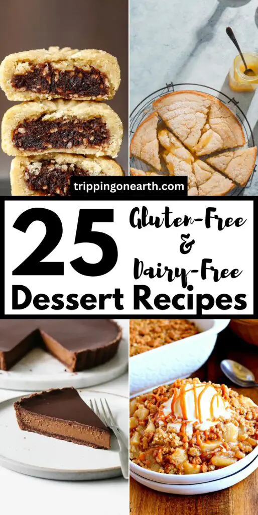 Gluten Free Dairy Free Dessert Recipes pin 2