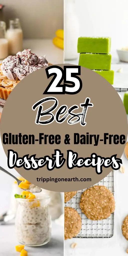 Gluten Free Dairy Free Dessert Recipes pin 3