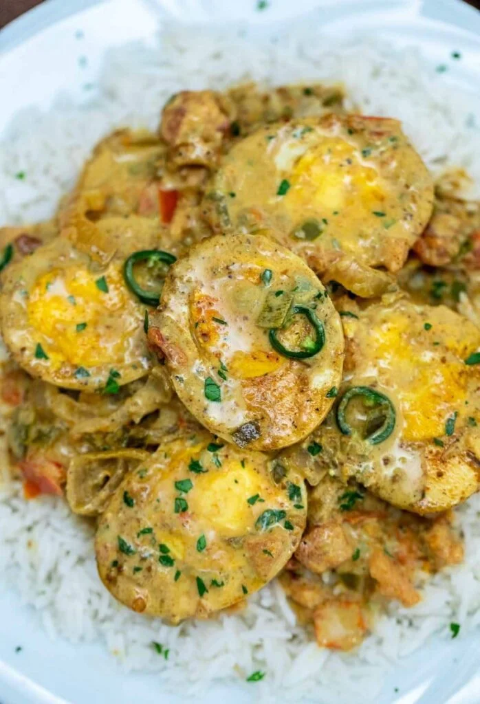Indian low carb breakfast recipes: Kerala egg curry recipe
