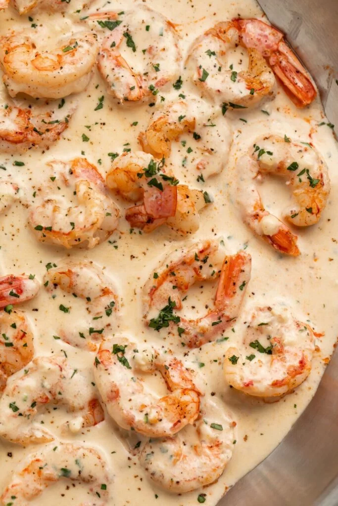 Gluten Free Italian Food Recipes: Creamy Garlic Shrimp
