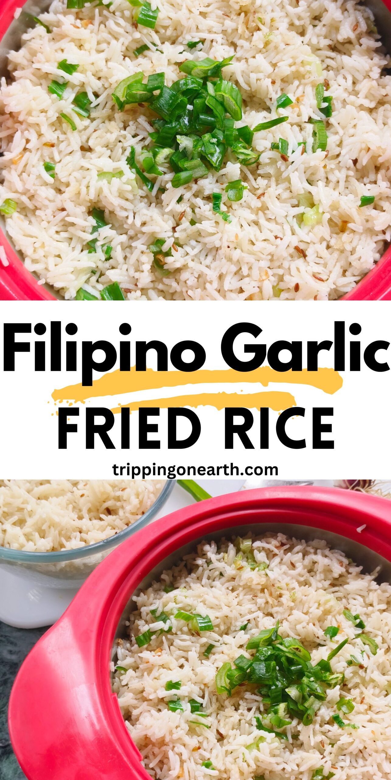 Filipino Garlic Fried Rice Easy Authentic Sinangag Recipe Tripping