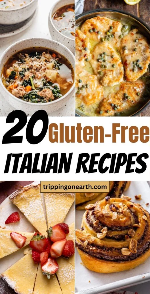 gluten free Italian recipes pin 1