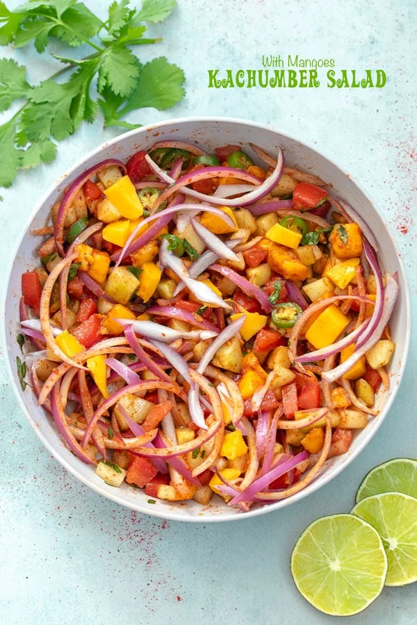 keto breakfast Indian: kachumber salad