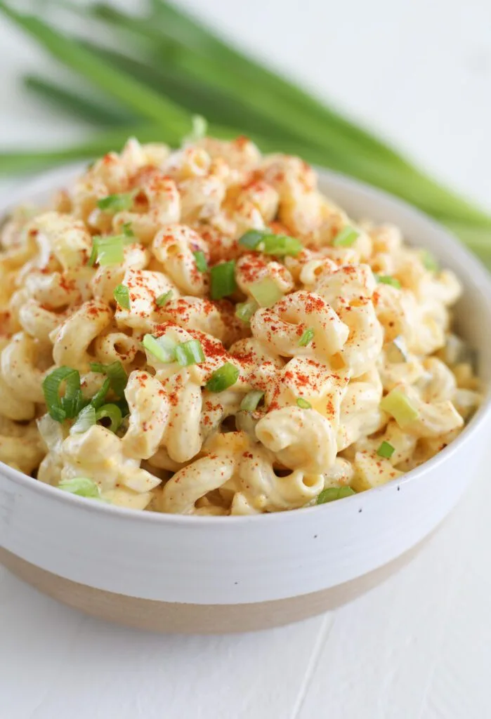 Salad Recipes For Easter: Devilled Egg Pasta Salad