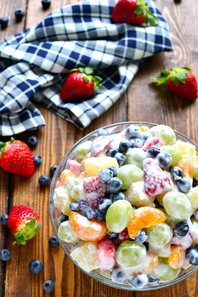 Easter Salad Recipes: Skinny Ambrosia Salad