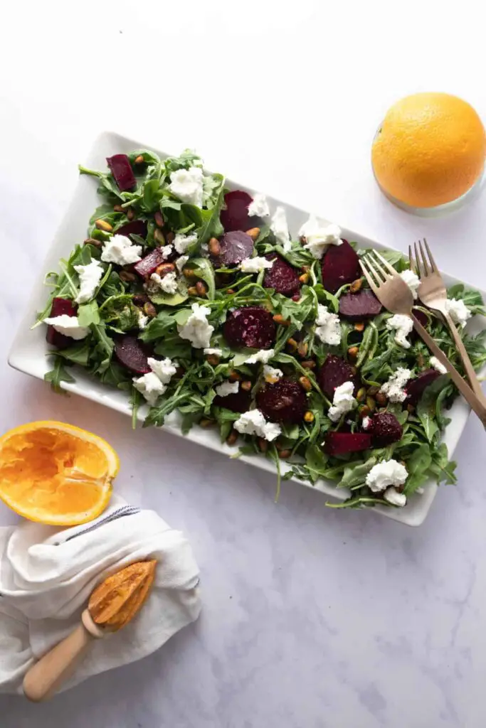 Easter Salad Recipes: Roasted Beet Salad with Goat Cheese