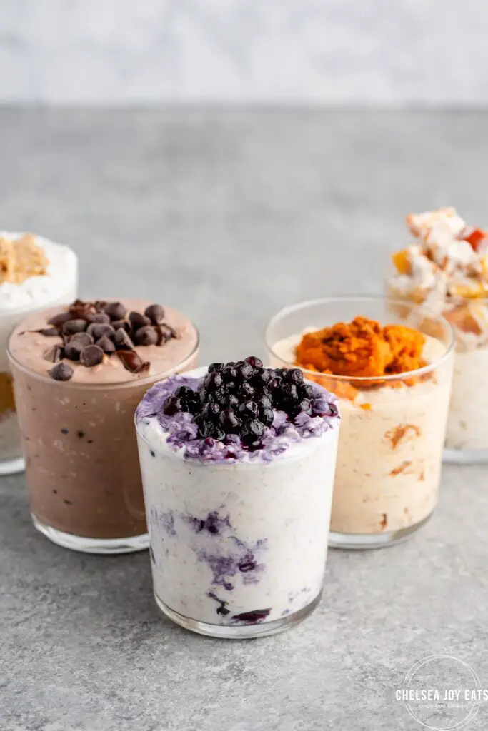 Cottage Cheese High Protein Recipes: High Protein Overnight Oatmeal With Cottage Cheese