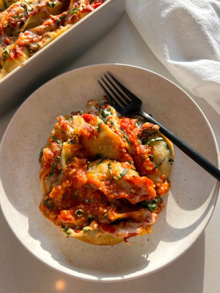 High Protein Cottage Cheese Recipes: High Protein Stuffed Shells