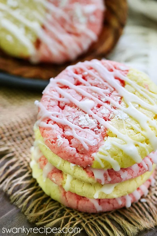Best Summer Cookie Recipes: Strawberry Lemonade Cookies