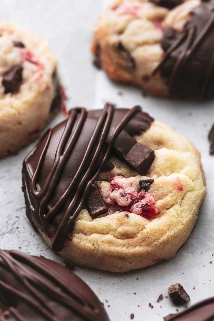 Summer Sugar Cookies: Cherry Garcia Crumbs