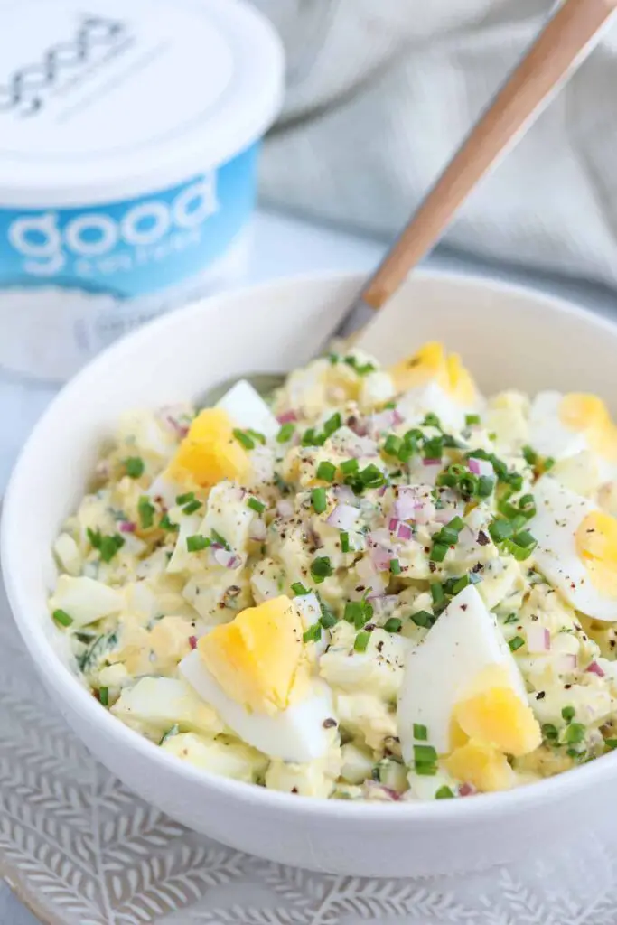 High Protein Recipes with Cottage Cheese: Cottage Cheese Egg Salad