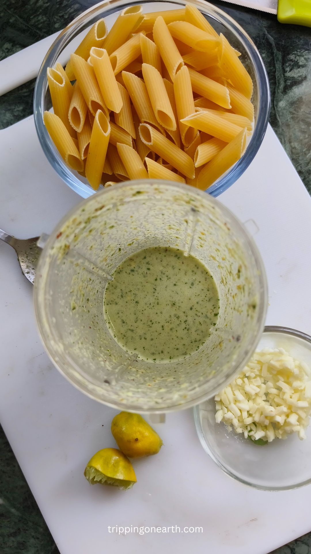 10-Minute Easy Pistachio Sauce ( Pistachio Pesto Recipe ) - Tripping On ...