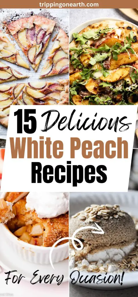 white peach recipes pin 3