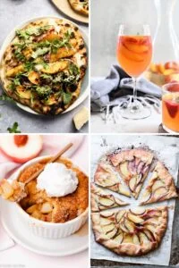 white peach recipes
