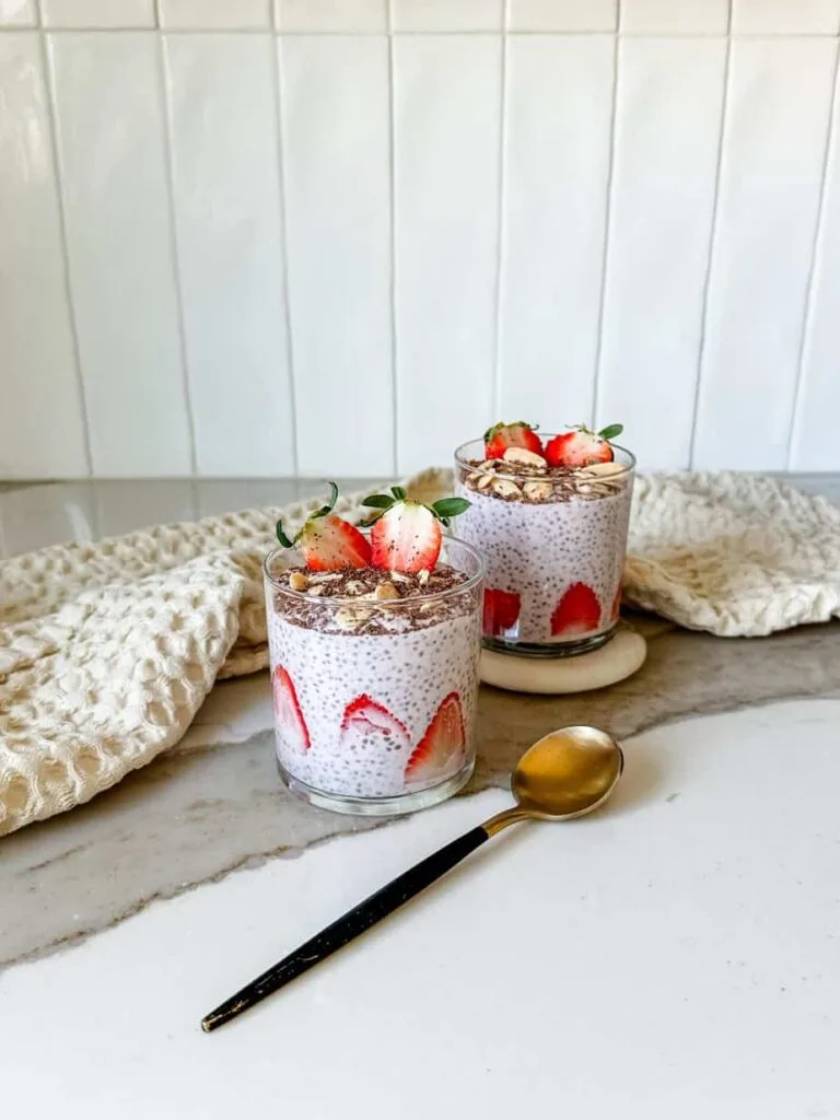 Cottage Cheese Chia Pudding
