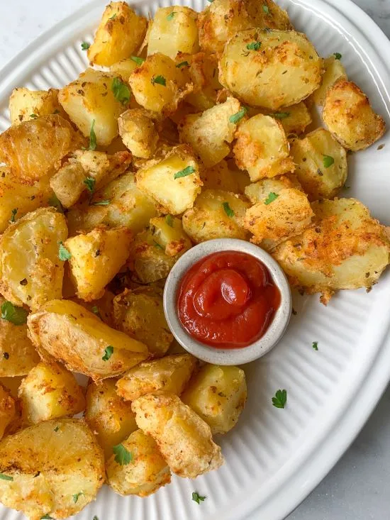 Healthy Baked Crispy Potatoes