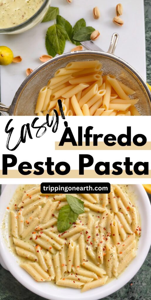 pasta alfredo pesto pin