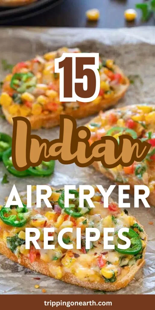 Air fryer Indian recipes pin 2