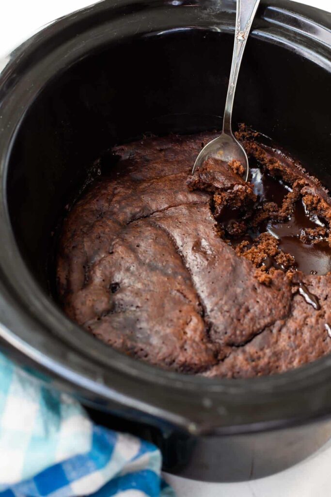 Slow Cooker Chocolate Lava Cake