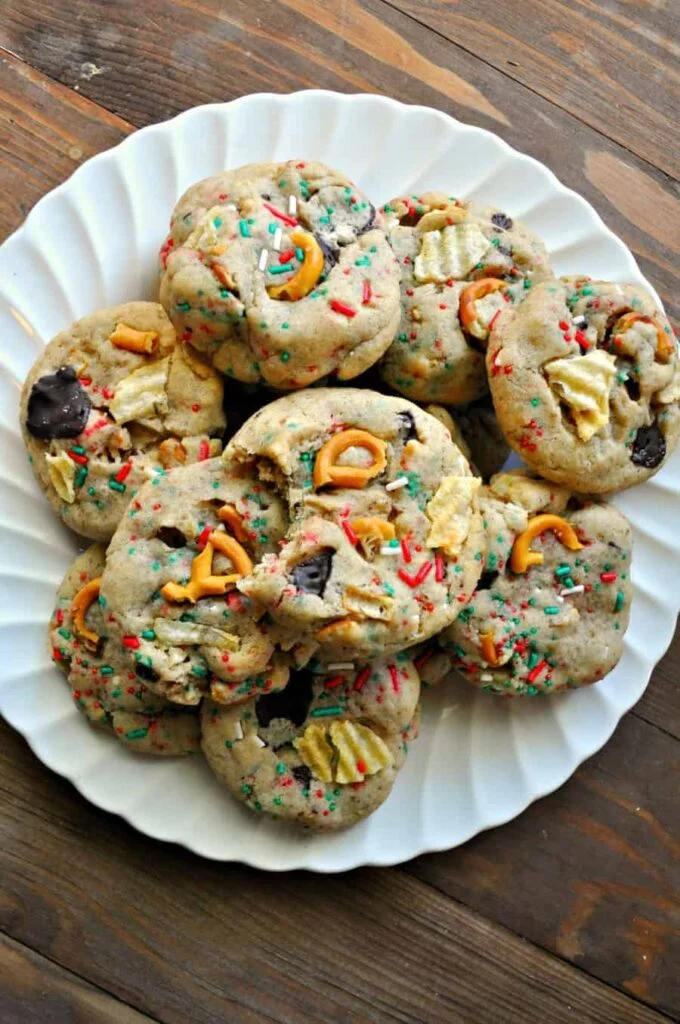 Vegan Santa's Trash Cookies