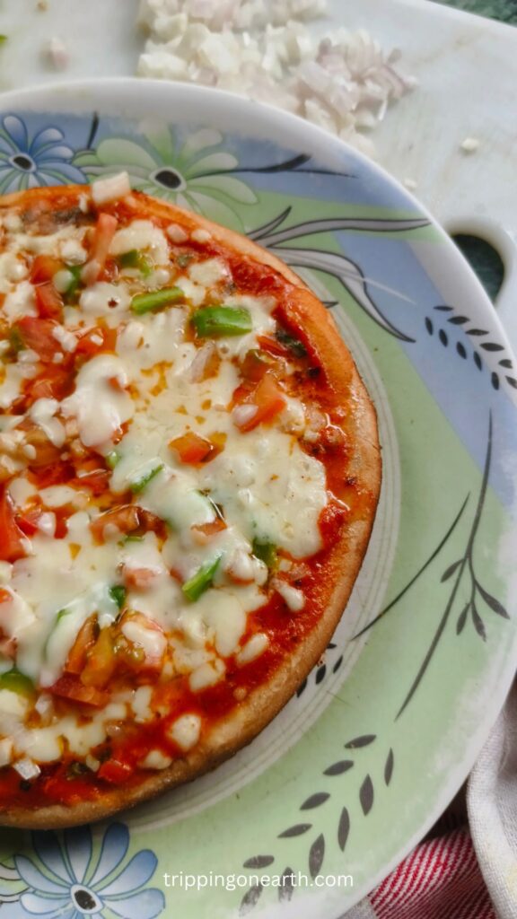 Chimichurri tomato pizza recipe