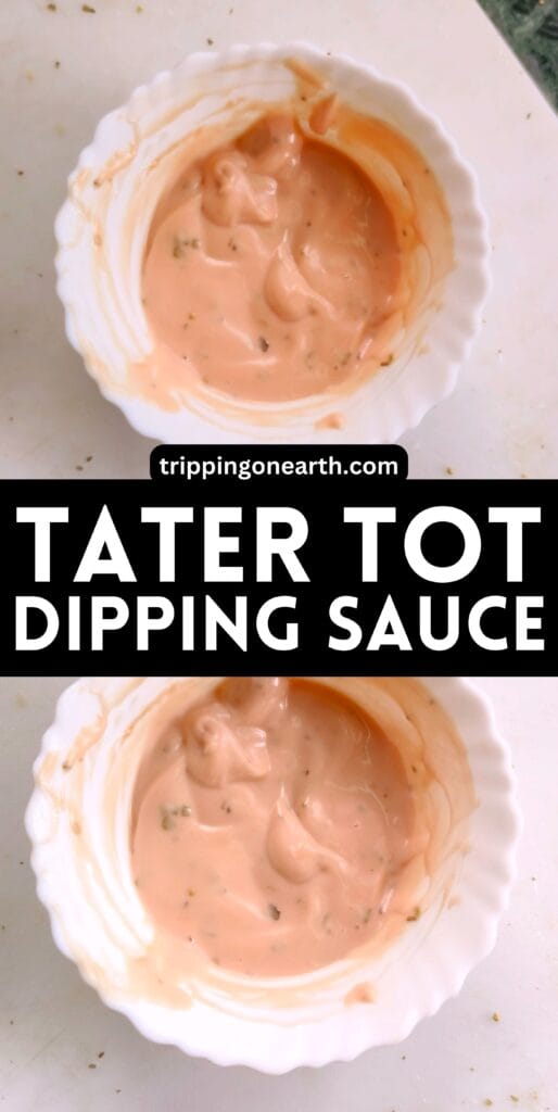 Tater tot dipping sauce pin