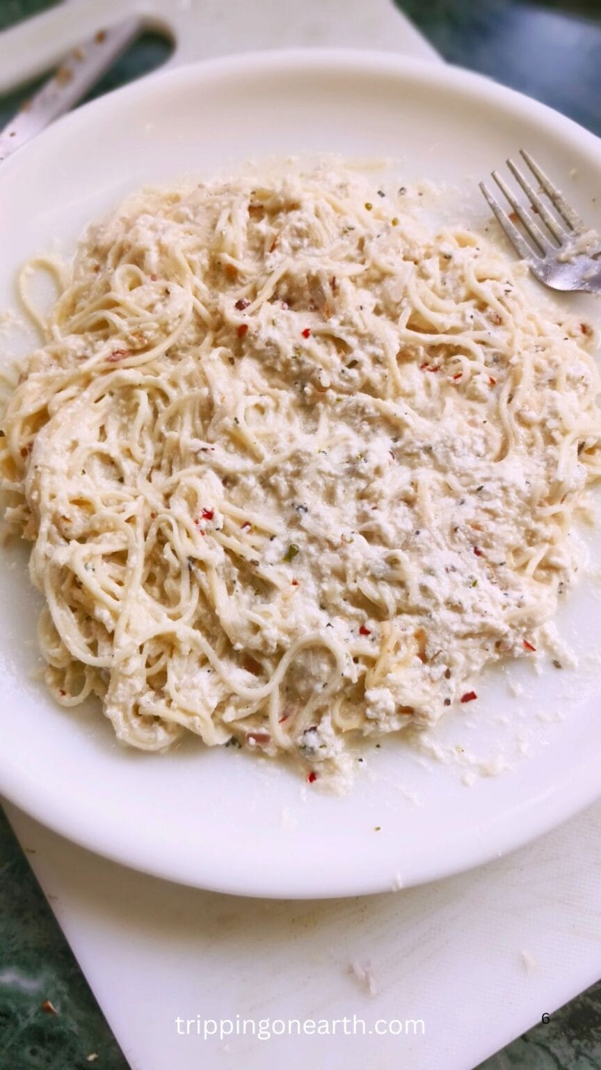 10Minute Creamy Cottage Cheese Pasta Sauce Tripping On Earth