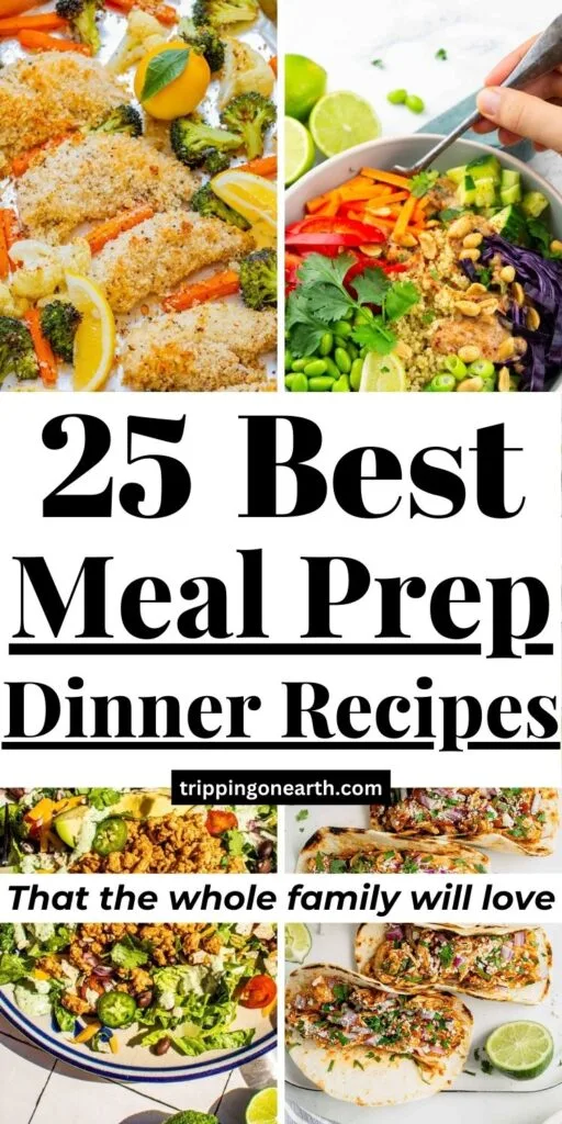 meal prep dinner recipes pin